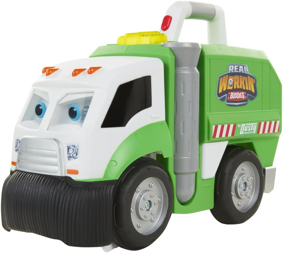 Real Workin' Buddies Mr Dusty Motorised Trash Truck
