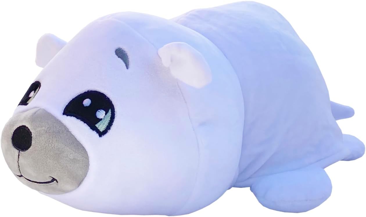 Flip A Zoo Mushmillows Soft Toy Hero Husky Into Powers Polar Bear