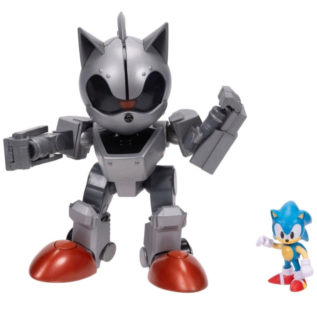 Sonic The Hedgehog Giant Mecha Sonic vs Sonic
