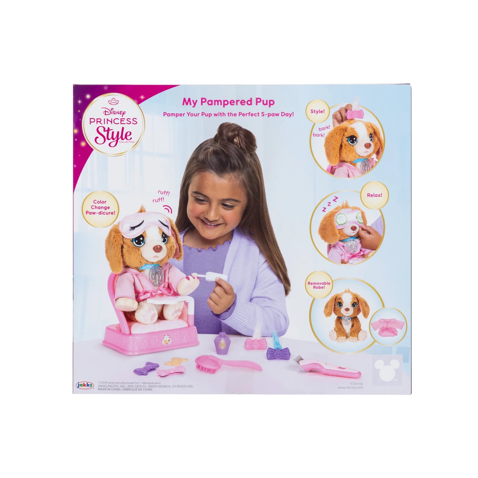 Disney Style Collection My Pampered Pup Soft Toy With Accessories Playset