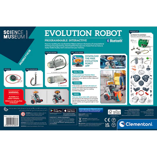 Science Museum Evolution Robot Programmable Interactive Robot Construction Playset