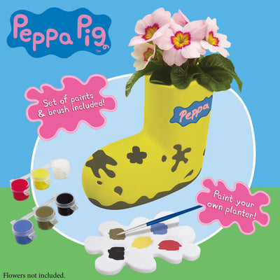 Peppa Pig Peppa's Paint Up Boot Planter Art And Craft Set