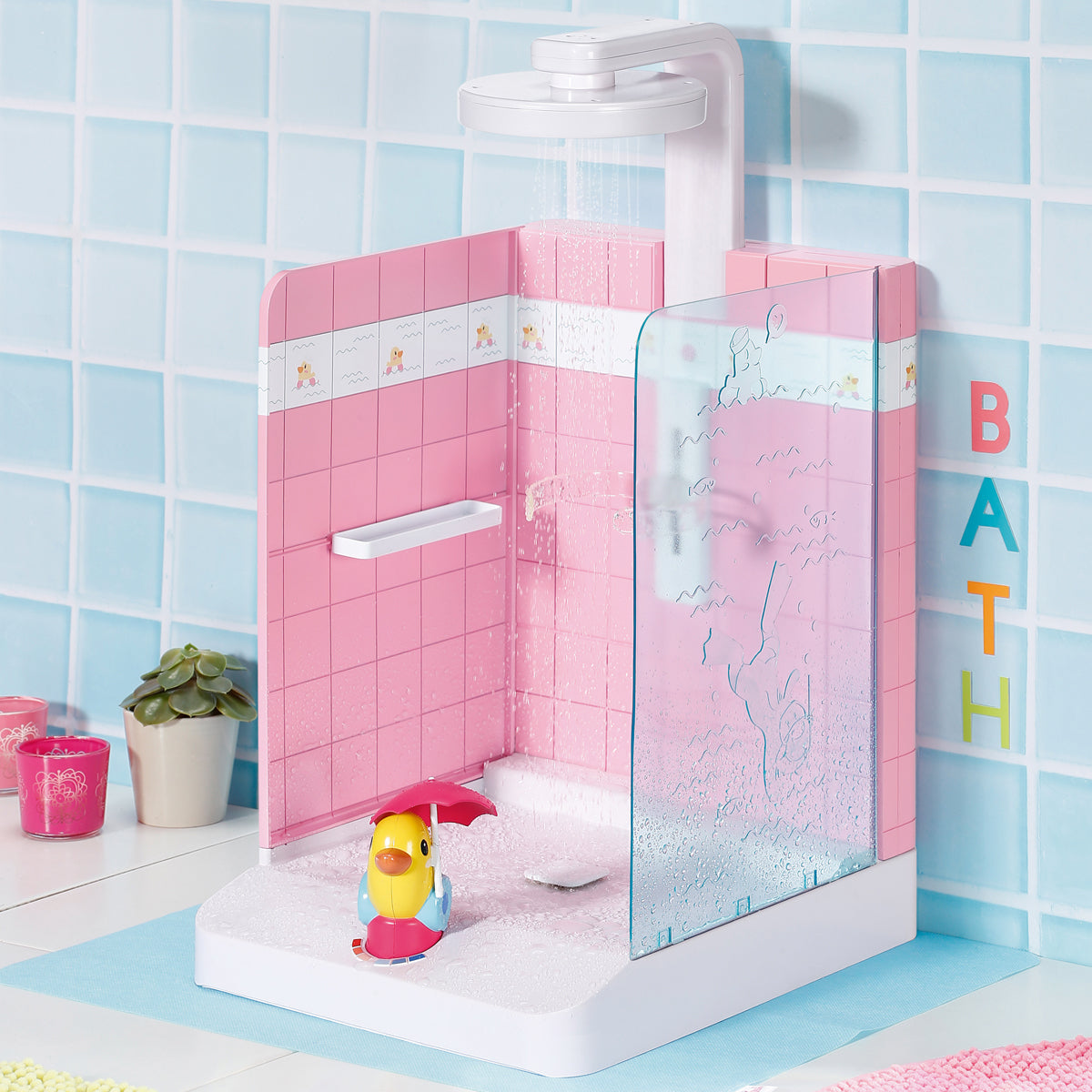 Baby Born Walk In Shower Playset With Real Water