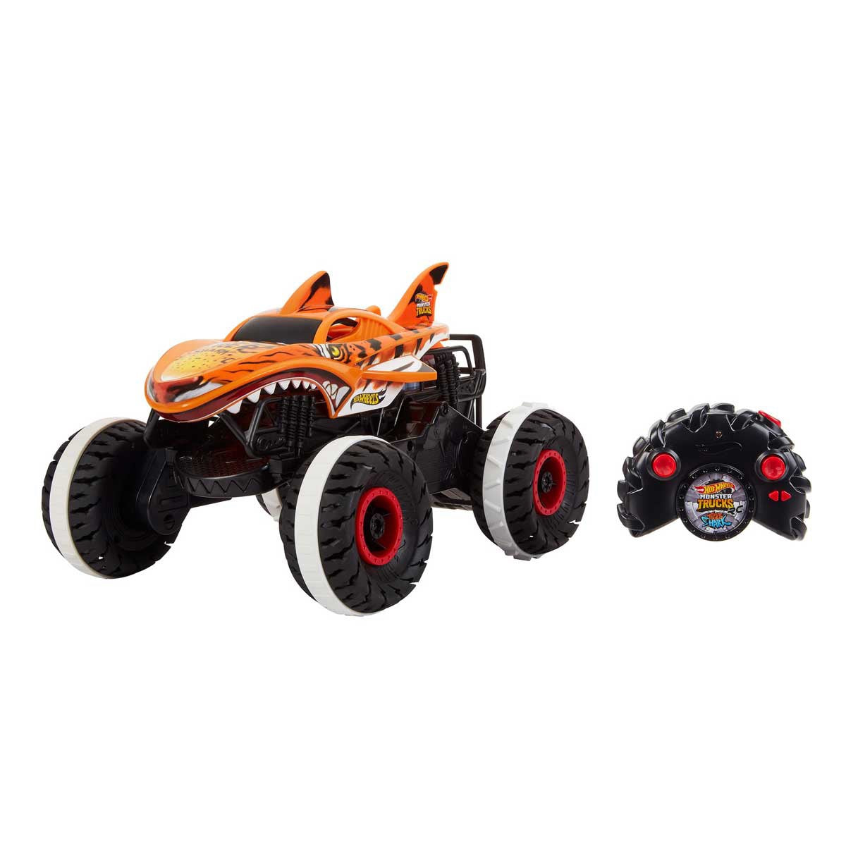 Hot Wheels Monster Trucks R/C Unstoppable Tiger Shark Remote Control Vehicle