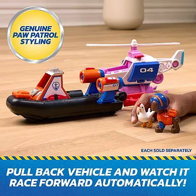 Paw Patrol Search And Rescue Zuma With Rescue Hovercraft