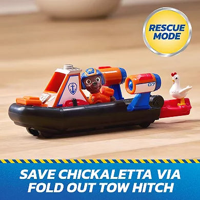 Paw Patrol Search And Rescue Zuma With Rescue Hovercraft
