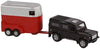 Kids Globe Horse Trailer And Jeep With 2 Horses Assorted Colours