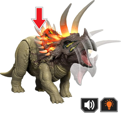 Jurassic World Dinosaur Wild Roar Triceratops