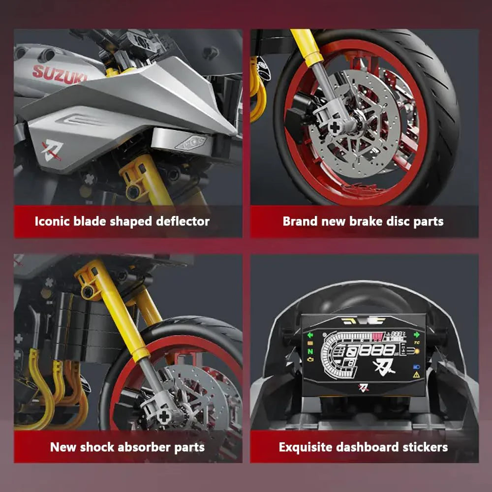 CaDA Suzuki Katana 2022 Motorbike 1104pc Construction Set