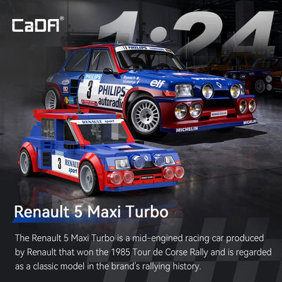 CaDA Renault 5 Maxi Turbo 1:20 282pc