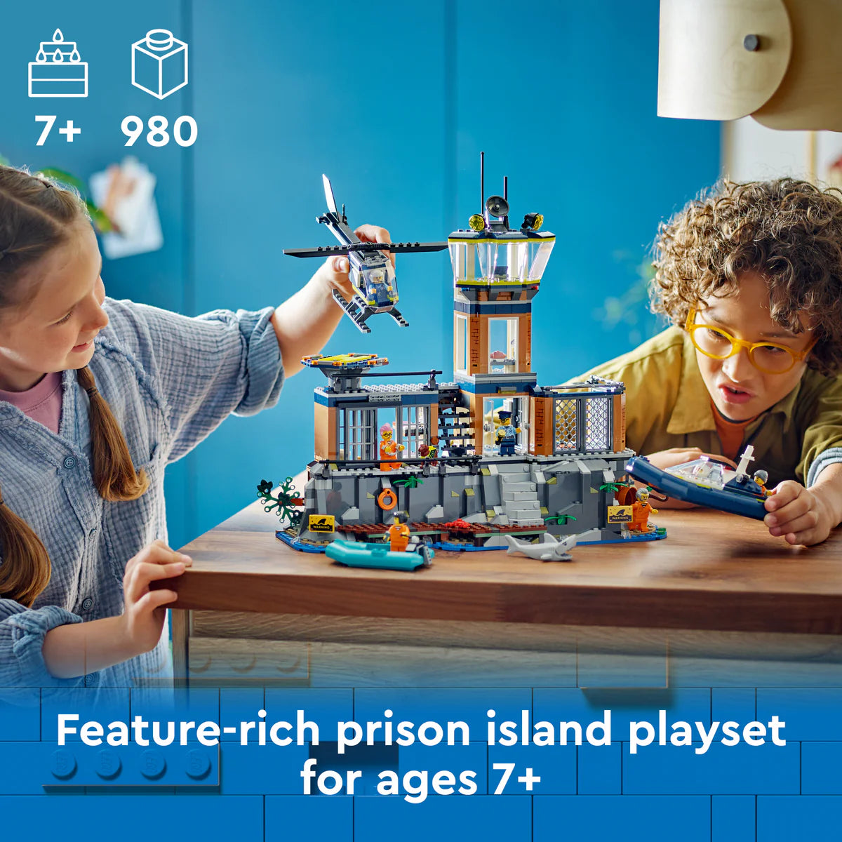 Lego City 60419  Police Prison Island