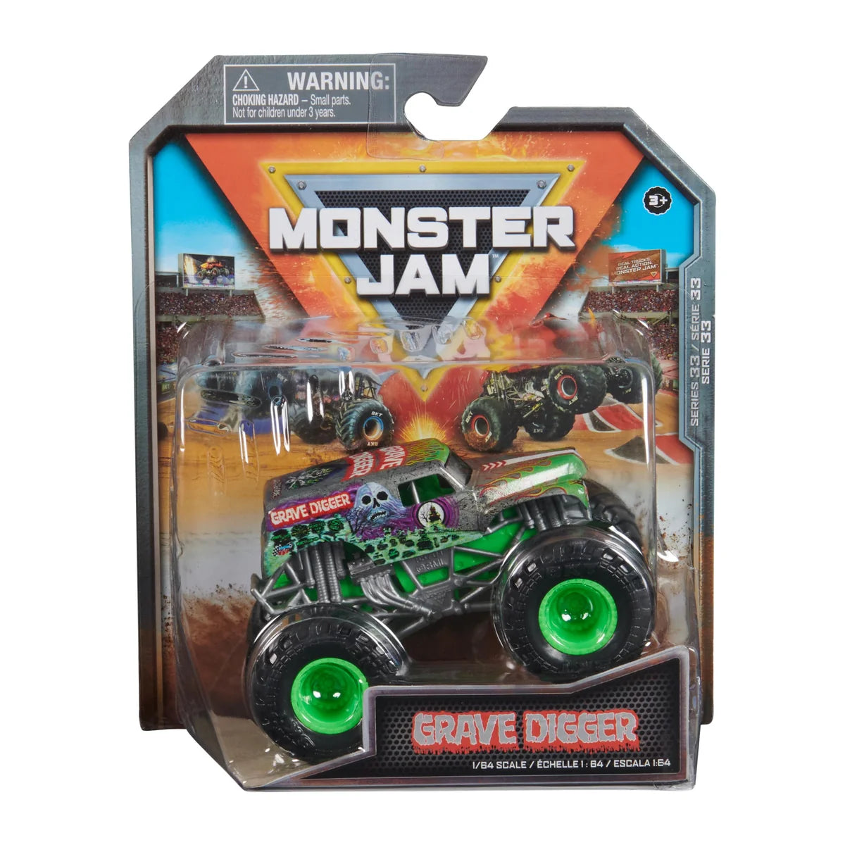 Monster Jam Monster Truck 1:64 Grave Digger Black