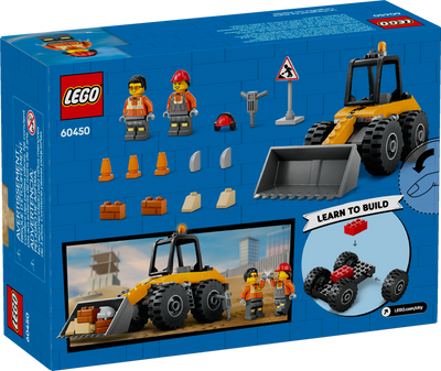 Driver and worker minifigures with tools and accessories.