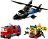 Lego City 60462 Helicopter, Fire Engine And Submarine Remix Kit