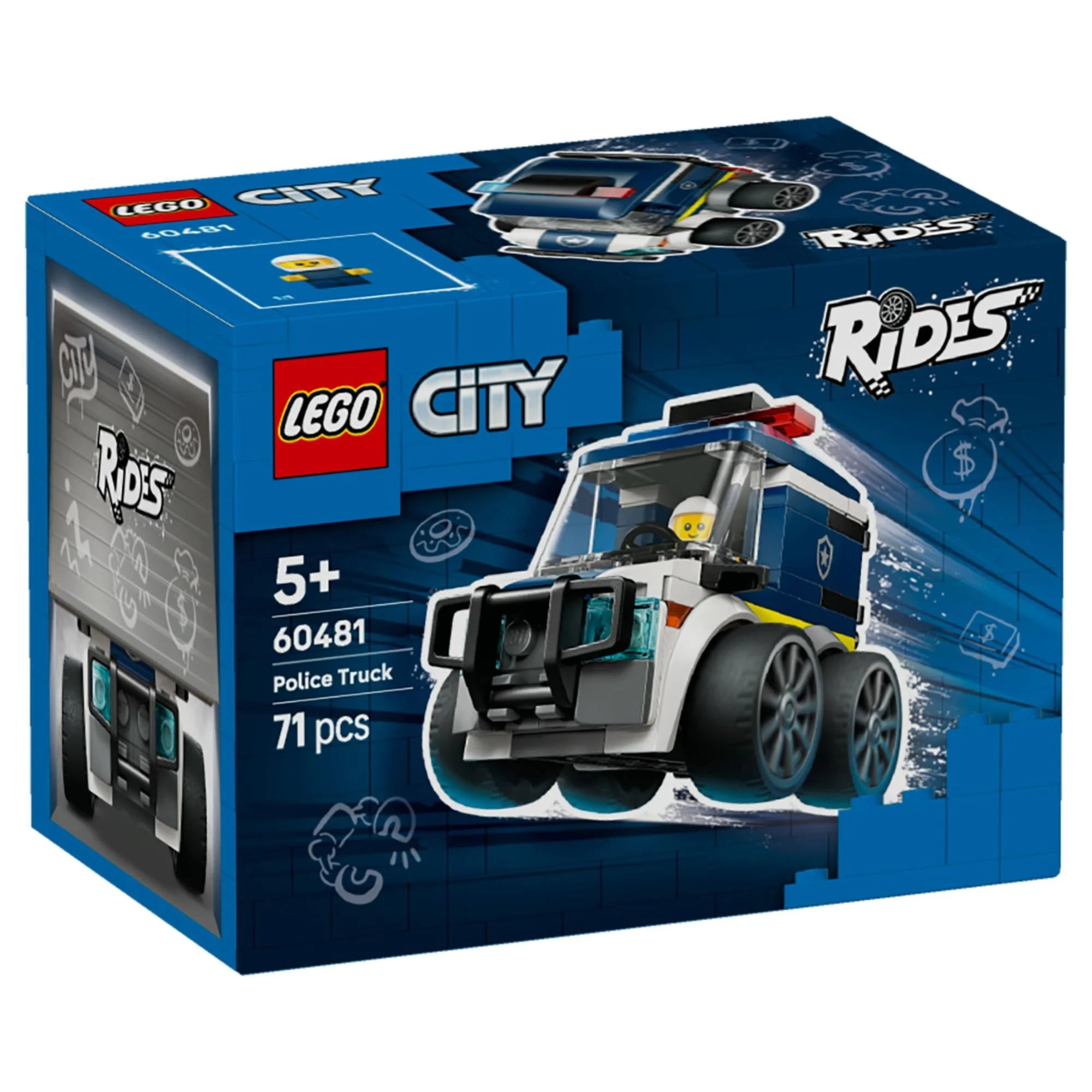 Lego City Rides 60481 Police Truck
