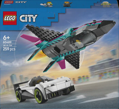 Lego City 60489 Jet vs Car