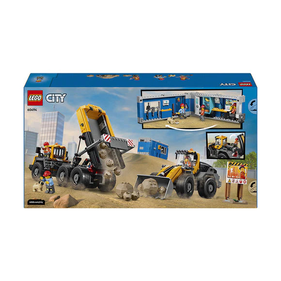Lego City 60494 Dump Truck And Front Loader