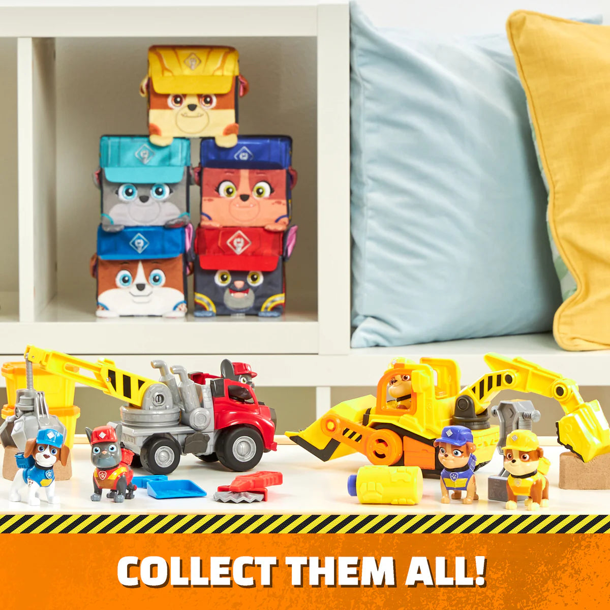 Paw Patrol Rubble And Crew Wheeler's Dump Truck Vehicle And Figure
