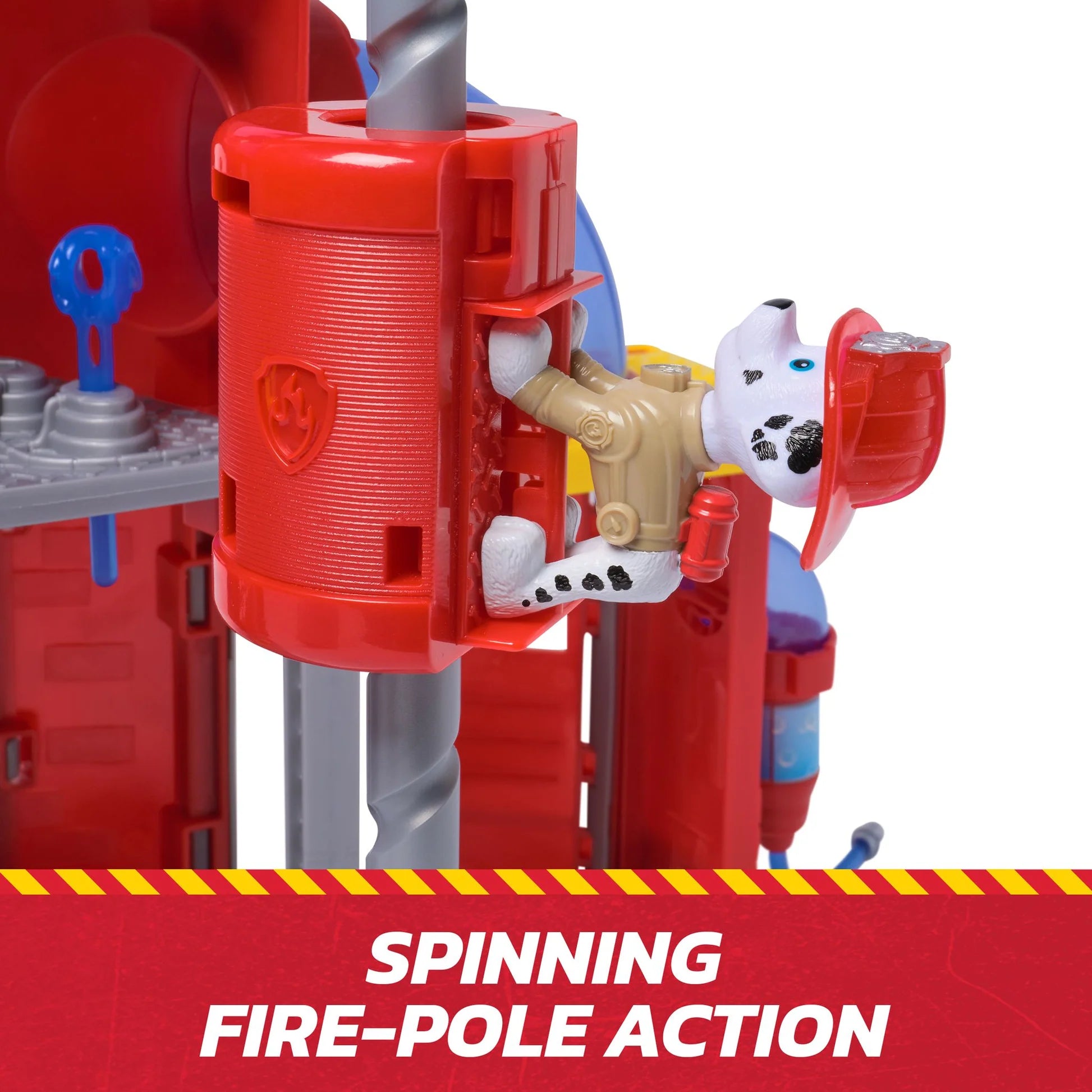 Paw Patrol Fire Rescue Command Fire Station With Marshall Figure