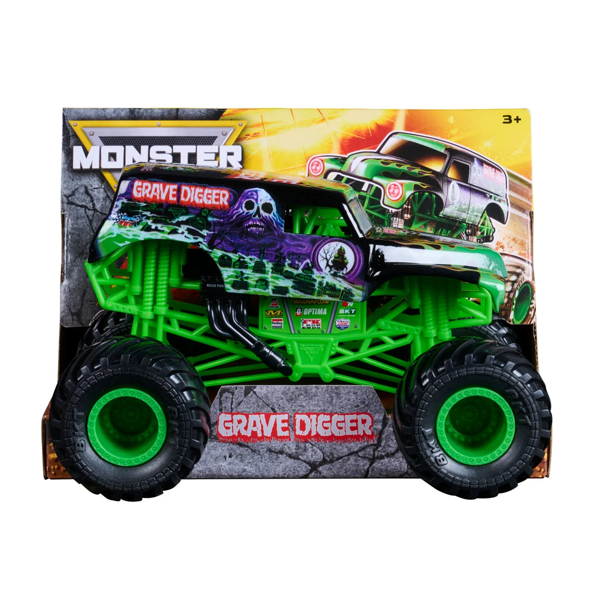Monster Jam Monster Truck 1:24 Grave Digger Black