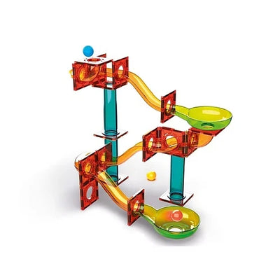 GEOMAG Magnetic Tiles Marble Run 45pc Set