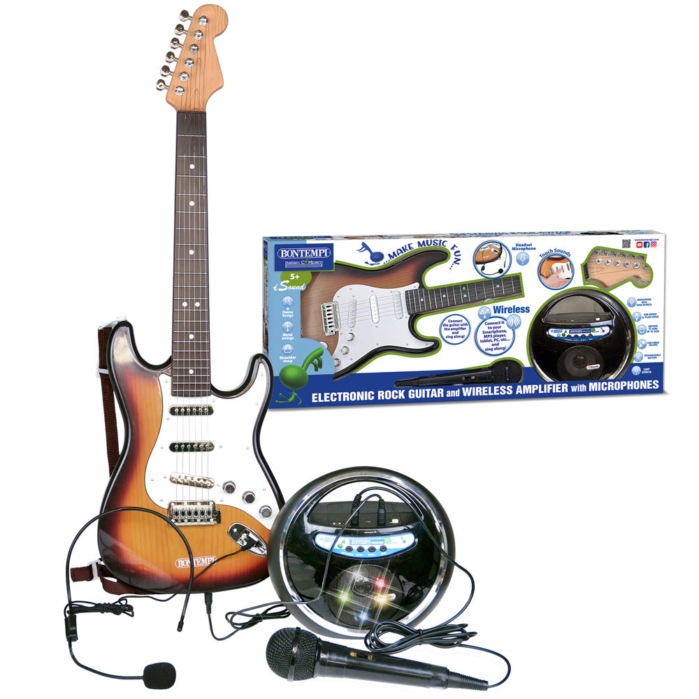 Bontempi Electronic Rock Guitar And Wireless Amp