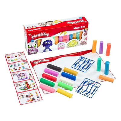 Plasticine Mega Set with 16 Colours