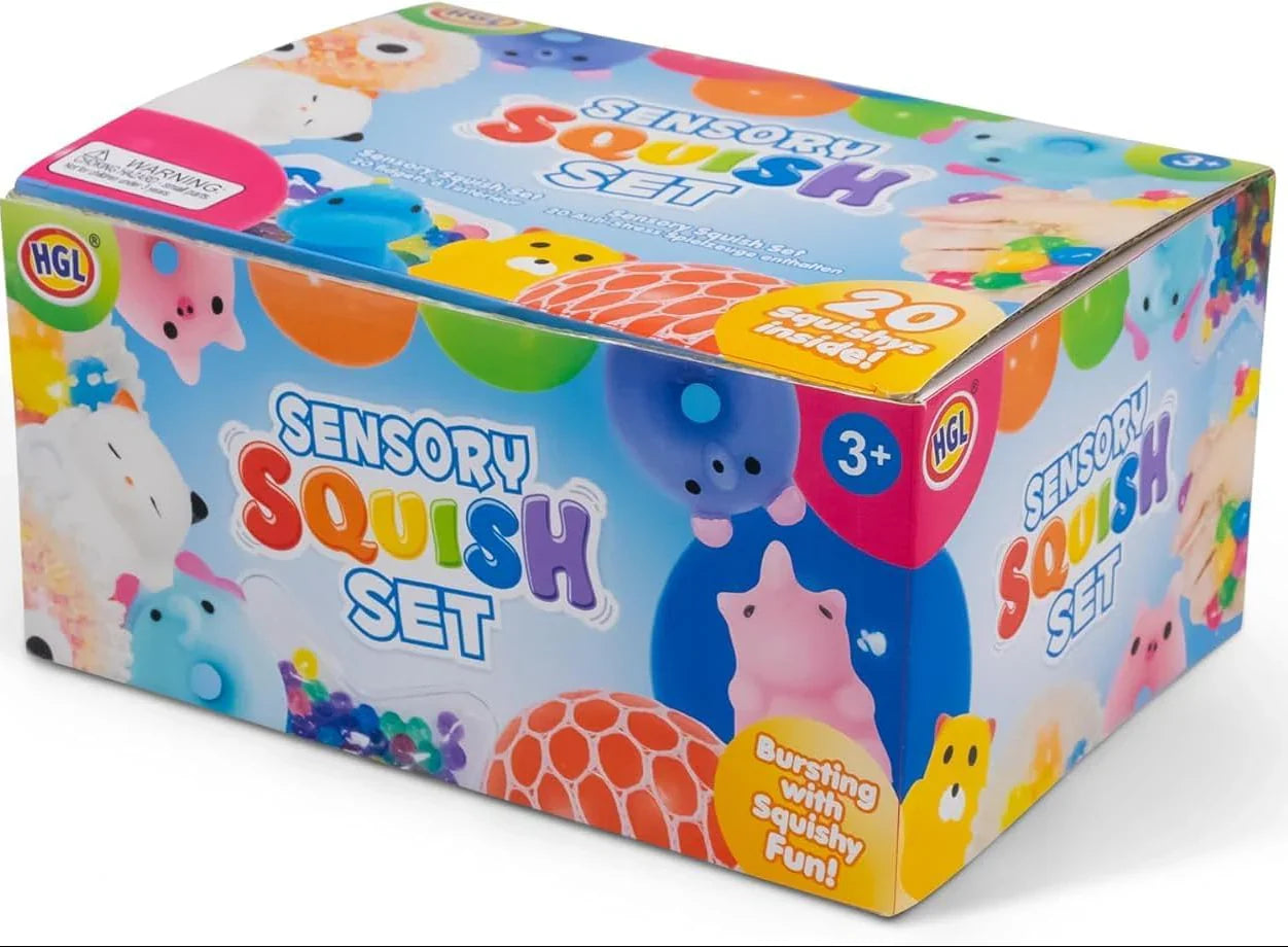 Sensory Squish Set With 20 Squish Fidgets