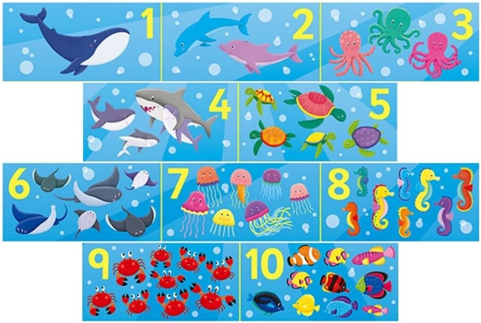 Galt Giant Floor Puzzle Counting Creatures Counting Creatures