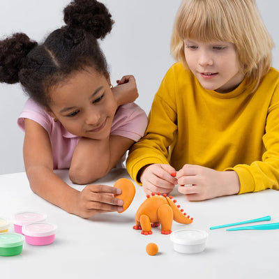 Hey Clay Sculpting Clay Dinos 6 Can Set