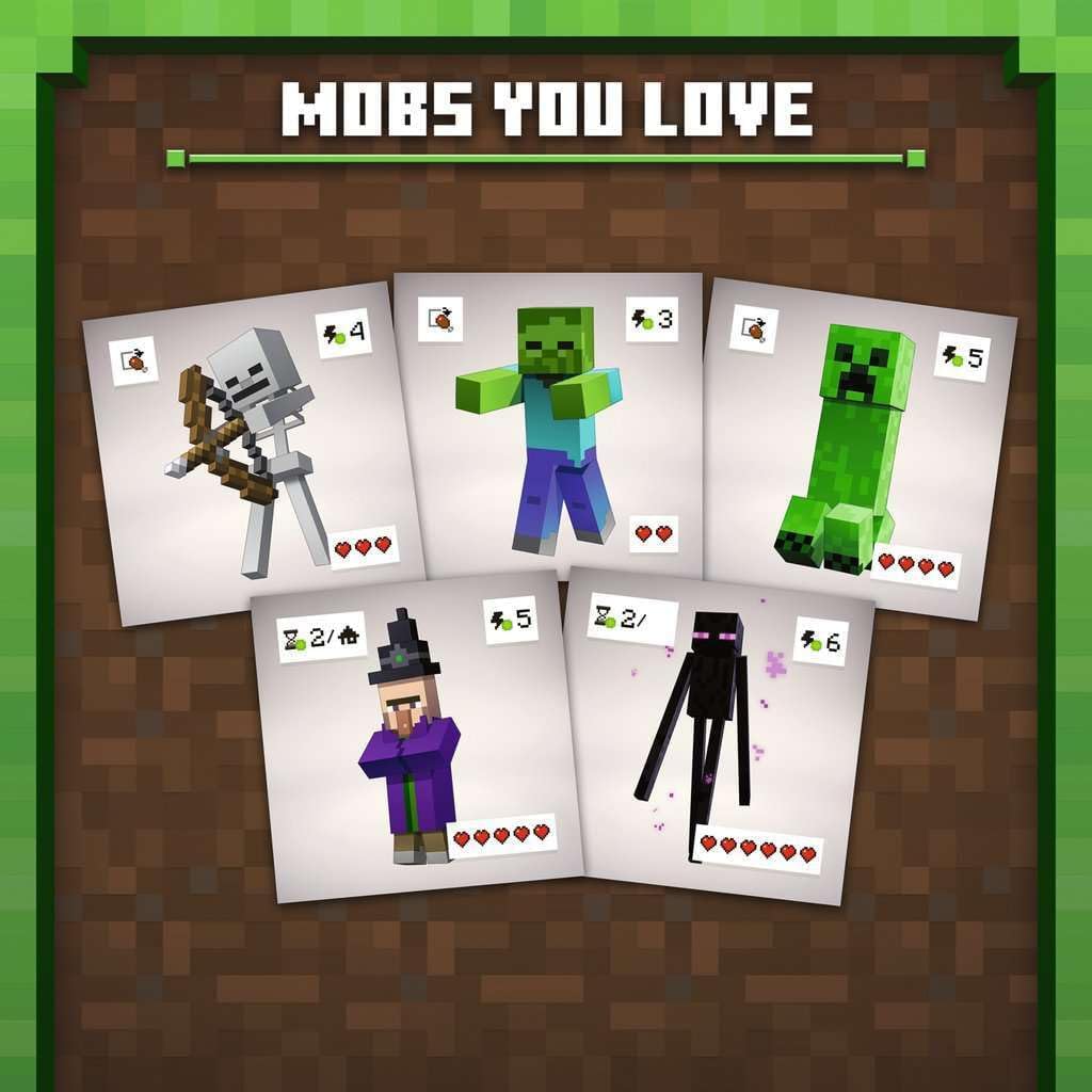 Minecraft Builders And Biomes Board Game