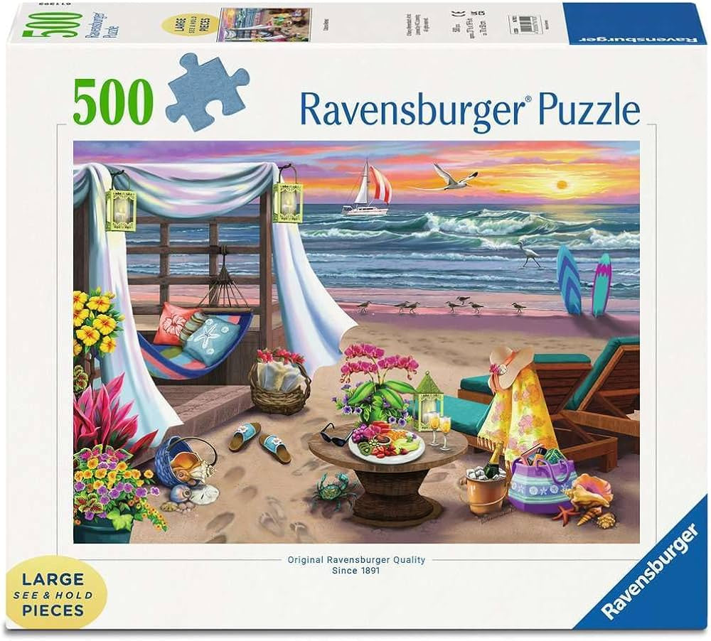 Ravensburger Cabana Retreat 500pc Jigsaw Puzzle