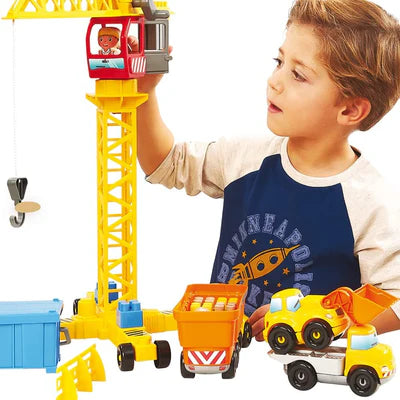 Abrick Construction Crane Playset