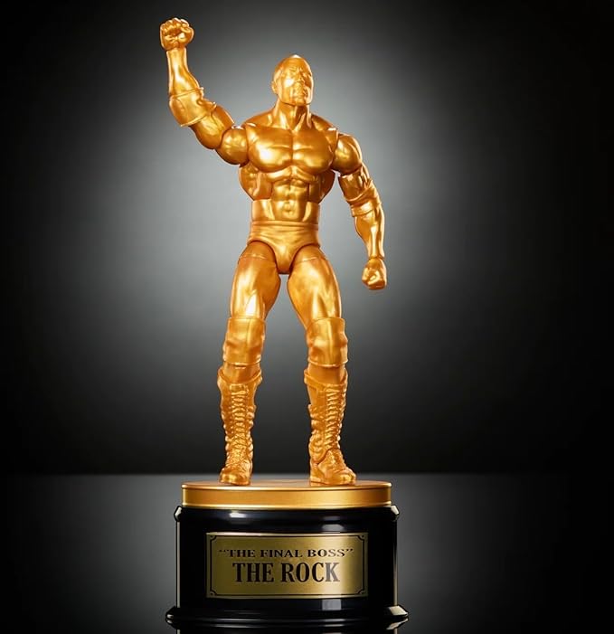 WWE Elite Wrestling Figure The Rock Final Boss
