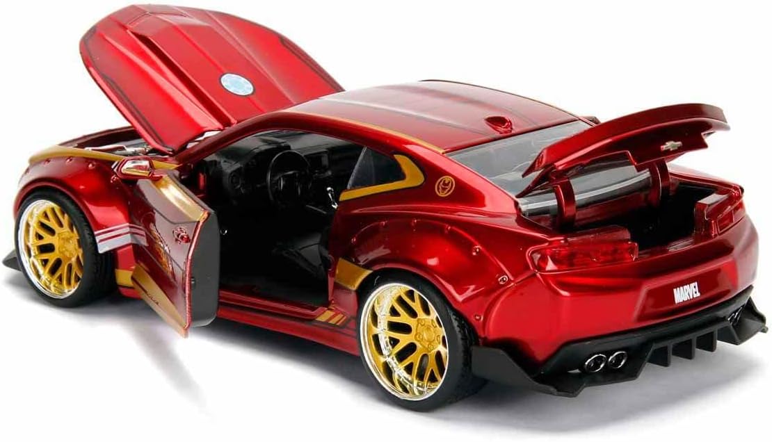 Marvel Avengers 2016 Chevrolet Camaro And Iron Man Figure