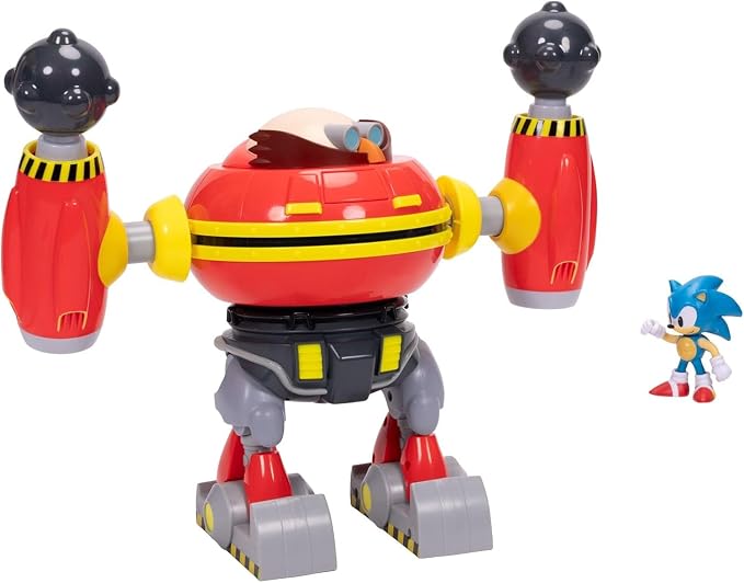 Sonic The Hedgehog Hammer Egg Robot And Sonic Figure