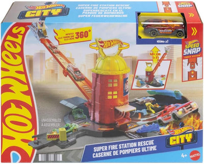 Hot Wheels Super Fire Station Rescue Playset