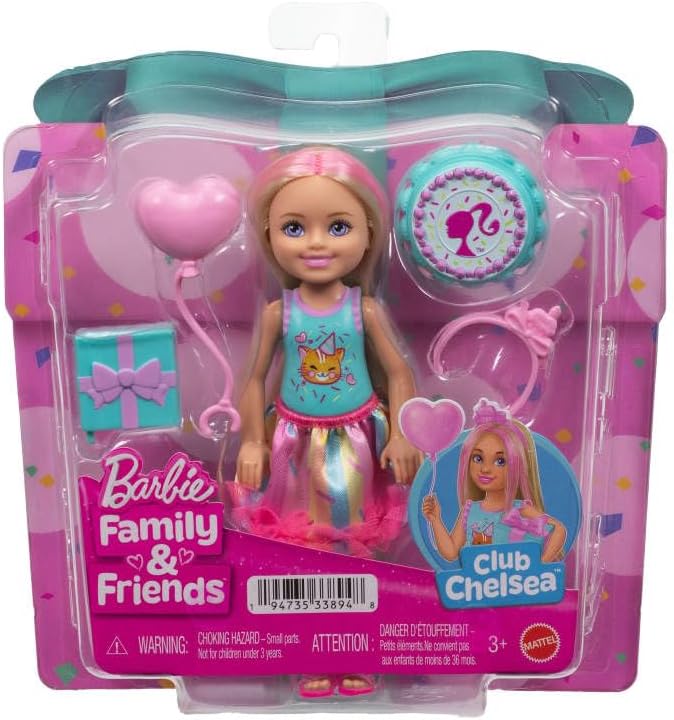 Barbie Club Chelsea Doll And Accessories