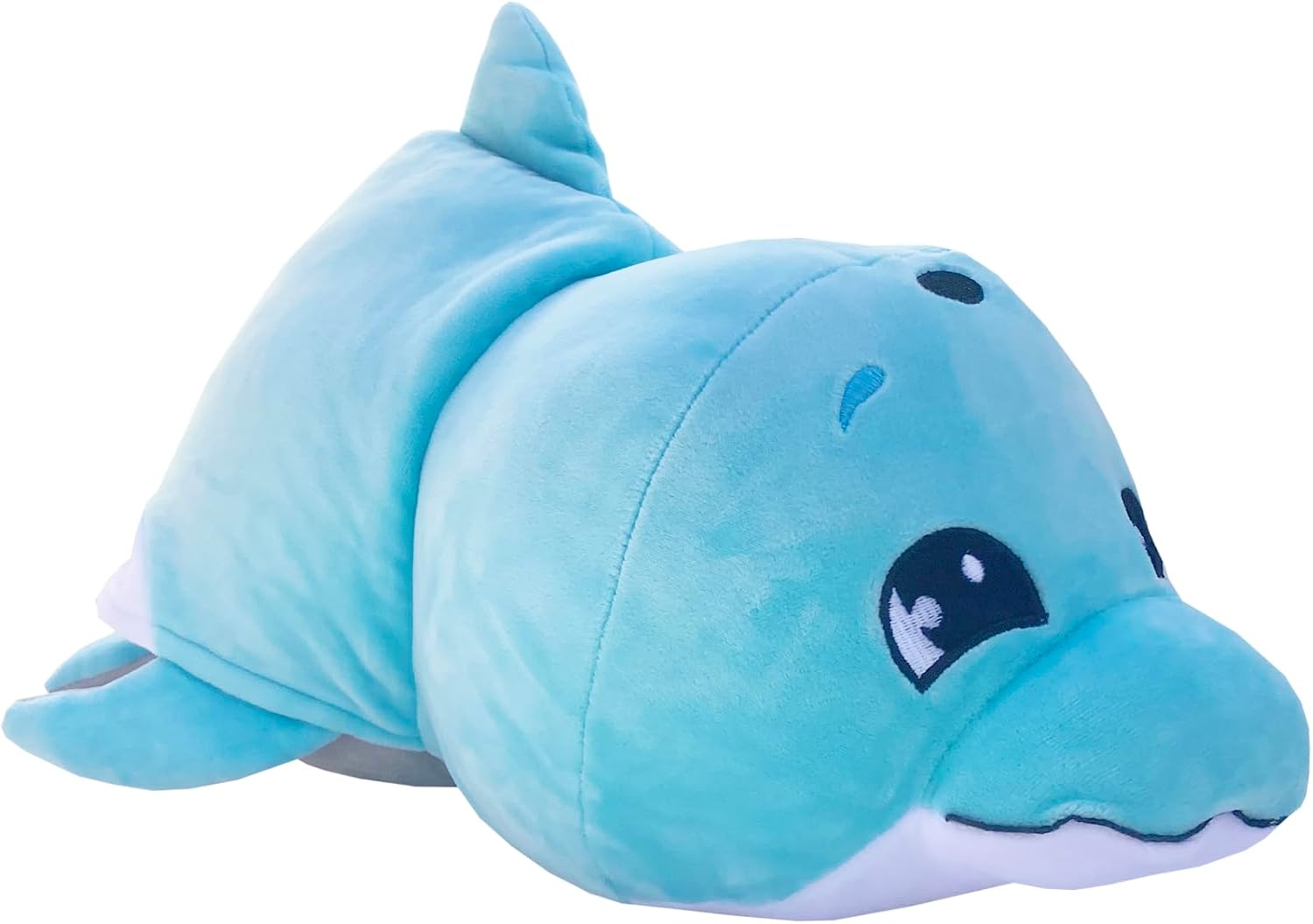 Flip A Zoo Mushmillows Soft Toy Jumper Dolphin Into Sumy Shark