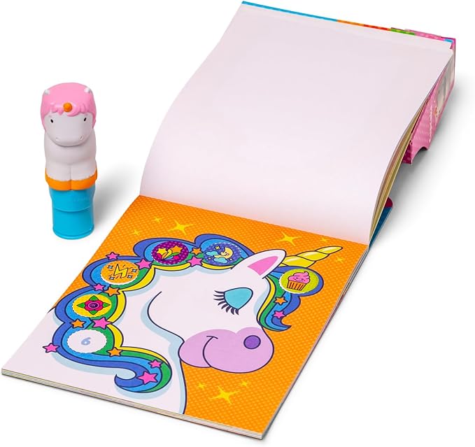 Melissa & Doug Sticker Wow Stamper Book Bundle Unicorn