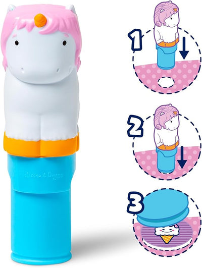 Melissa & Doug Sticker Wow Stamper Book Bundle Unicorn
