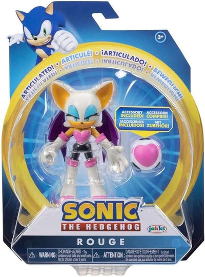 Sonic The Hedge 4" Figure With Accessory Rouge