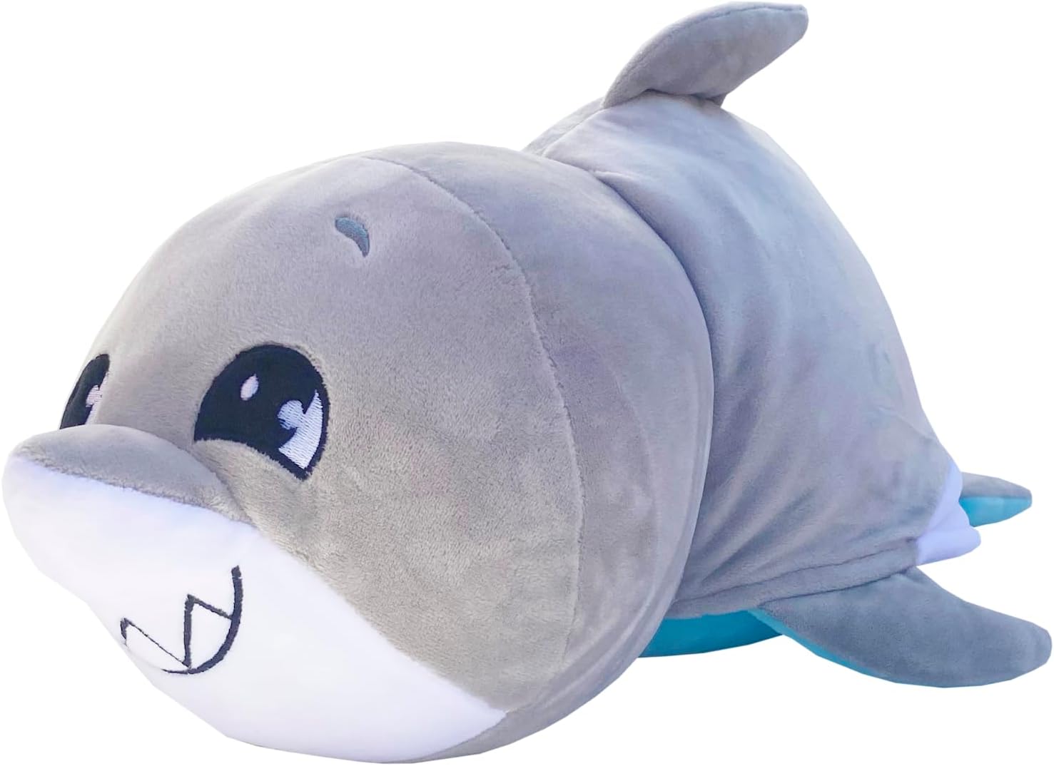Flip A Zoo Mushmillows Soft Toy Jumper Dolphin Into Sumy Shark