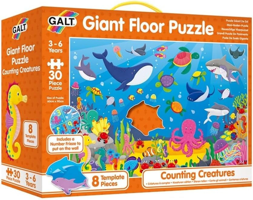 Galt Giant Floor Puzzle Counting Creatures Counting Creatures