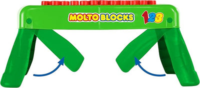 Molto Blocks Building Table 20pc Building Blocks Playset