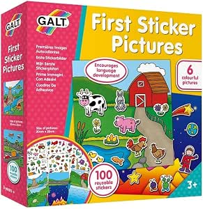 Galt First Sticker Pictures Playset 100 Stickers