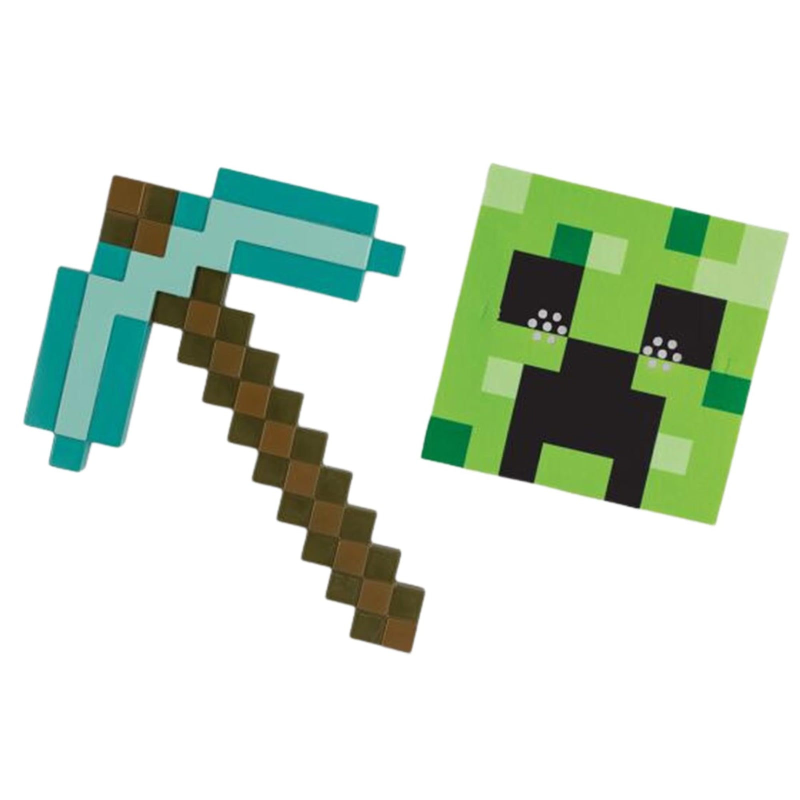Minecraft Pickaxe And Mask Costume Set