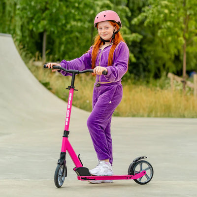 Bold Cube 200mm Big Wheel Foldable Scooter Pink