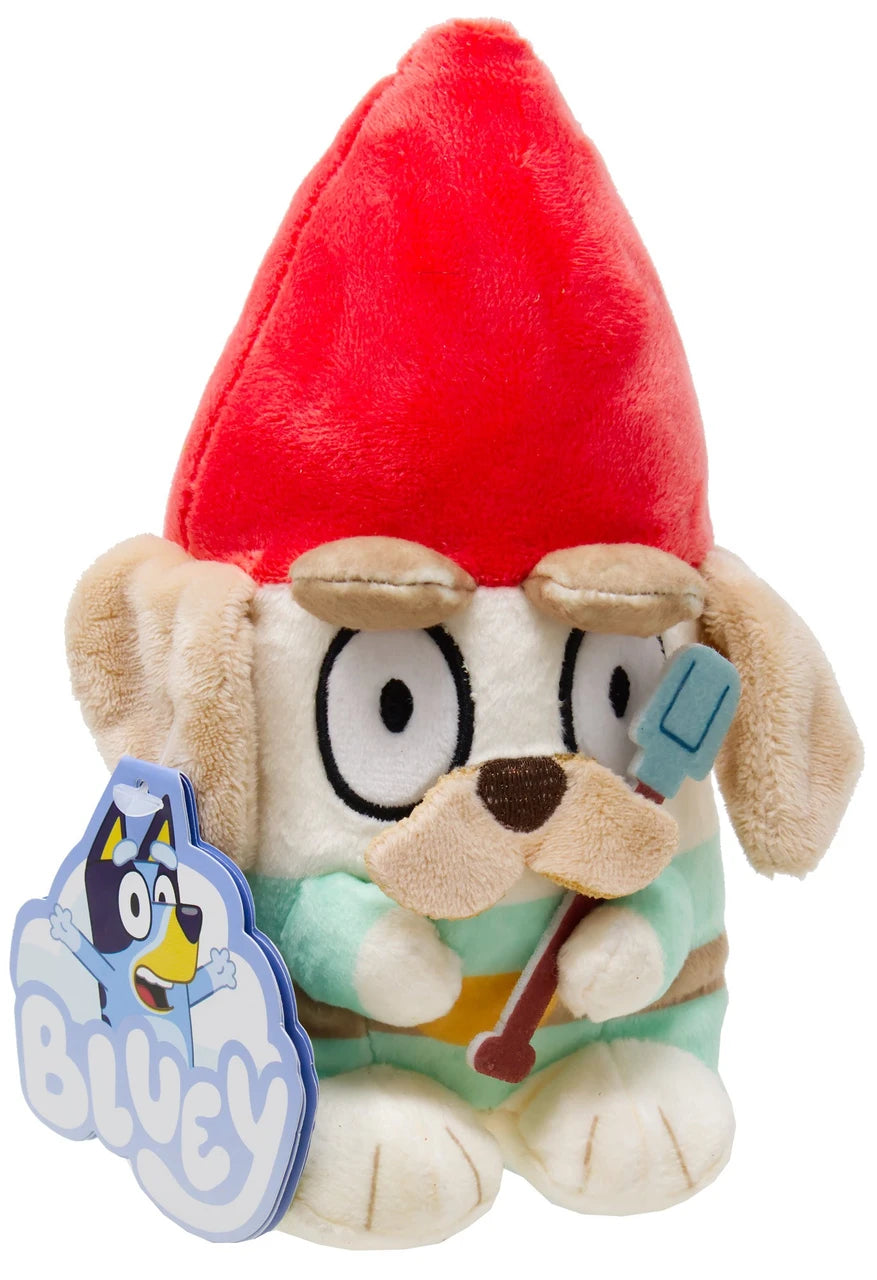 Bluey 6" Plush Soft Toy Garden Gnome