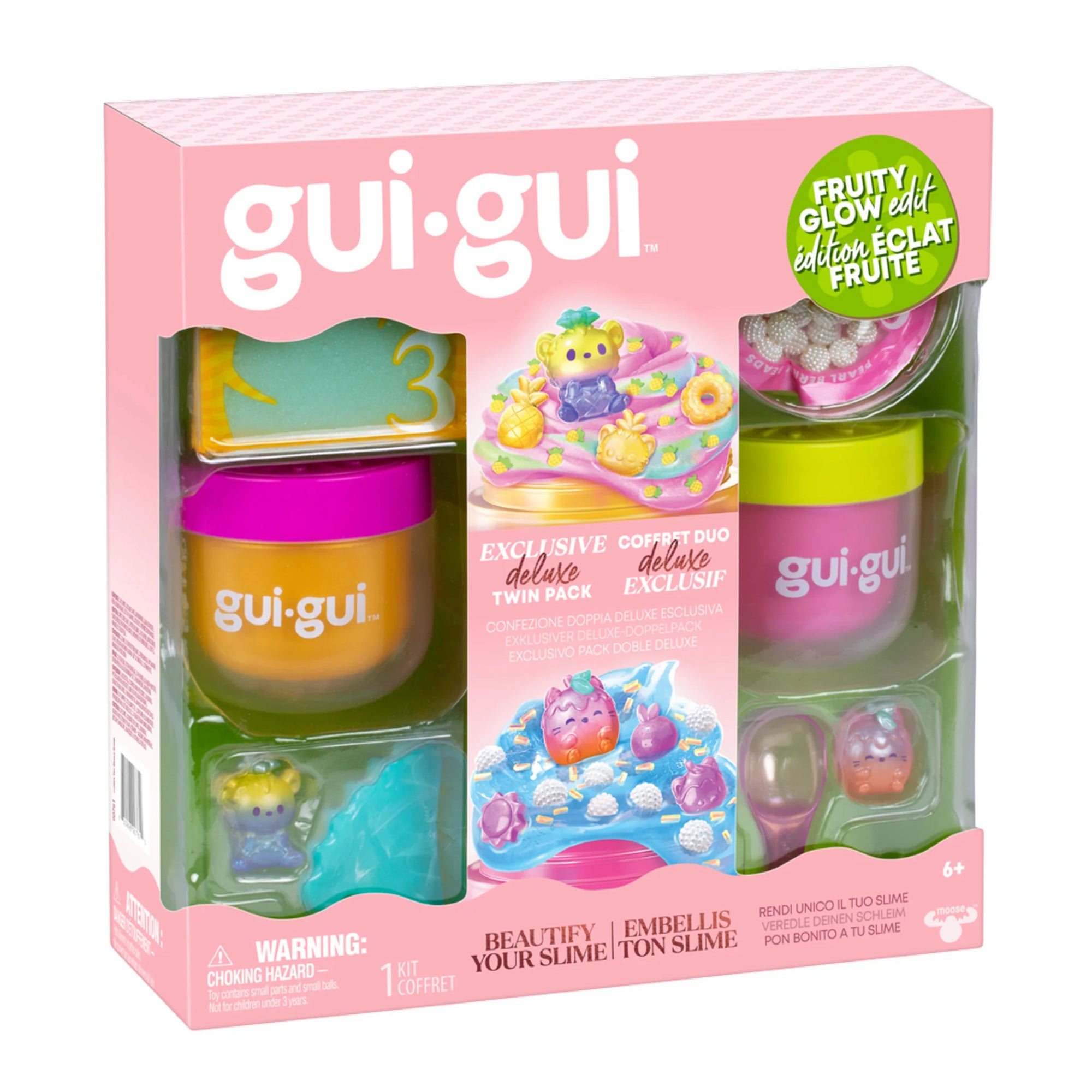 Gui Gui Beautify Your Slime Fruity Glow Deluxe Pack